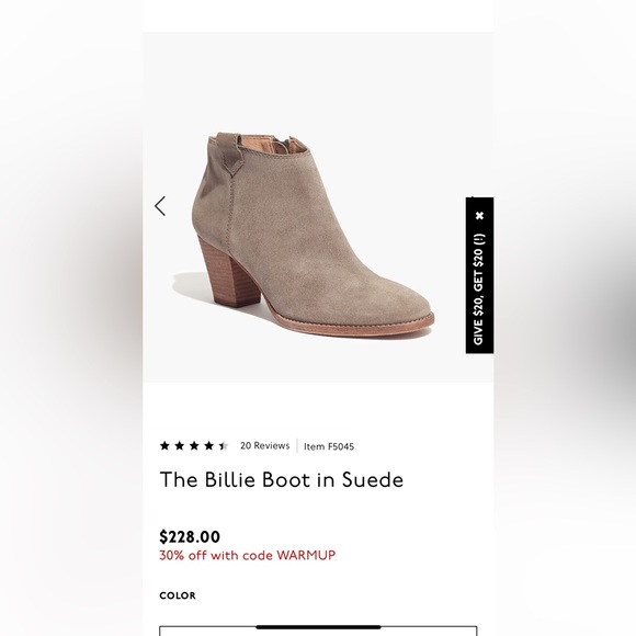 Madewell The Billie boot in suede - Picture 12 of 12